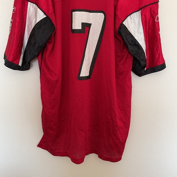 Atlanta Falcons Michael Vick 7 Red NFL Reebok On Field Football Jersey Mens XL - Picture 6 of 14